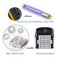 Handheld vacuum cleaner,Euleven 3005CH,UV Bed Vacuum Cleaner with Hot air and Vibrating Single pad N3