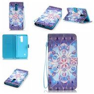 LG G Stylo 2 Case,LG G Stylus 2 Case,Yaheeda [3D Colored Drawing] [Flip Fit] Premium PU Leather Card-Slots Cash-Slots... N41