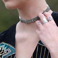 Ethnic Ancient Silver Women Girls Necklace Jewelry Collar Chocker Chain Gift