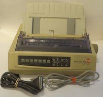 OKI62411901 - Microline 390 24-Pin Dot Matrix Turbo Printer
