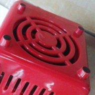 Mini USB Fridge Cooler Beverage Drink Cans Cooler/warmer Refrigerator for Laptop/pc (Red)