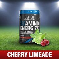 Best Tasting Amino Pre-workout, 360AMINO ENERGIZE Peach Lemonade Iced Tea with Raw Coconut Water Powder, Natural... N6