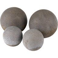 Peterson Gas Logs Decorative Geo Shapes Slate Sphere Set - Set Of 4