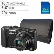 Panasonic DMC-ZS25KCP 16.1 MP 20X Optical 3" LCD