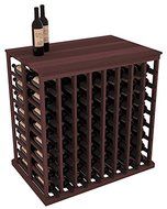 Wine Racks America Redwood Double Deep Tasting Table + Solid Top. 13 Stains to Choose From!