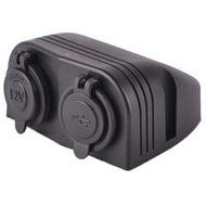 Spritech(TM) Car Charger Socket,USB Motorcycle Waterproof Dual USB Port For Truck Motorcycle N4