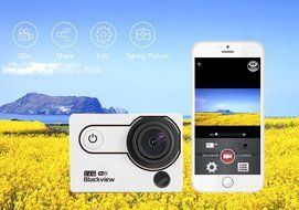 Blackview Wi-Fi 2K Sports Action Camera- Sony Sensor, 2K 30FPS, 1080p 60FPS, 170 Degree Lens, 16MP, 2 Inch LCD... N2