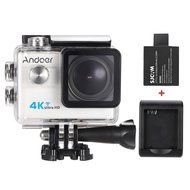 Andoer Ultra HD Action Sports Camera 2.0&quot; LCD 16MP 4K 25FPS 1080P 60FPS 4X Zoom WiFi 25mm 173 Degree + Camera... N3