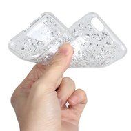 iPhone 7 Plus Case, iPhone 7 Plus Glitter Case, PHEZEN Luxury Bling Glitter Gold Foil Embedded Clear Rubber Gel... N10