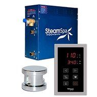 Steam Spa OAT450CH Oasis 4.5 KW Quick Start Acu-Steam Bath Generator Package, Chrome