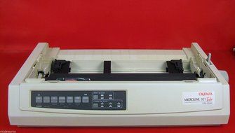 Oki MICROLINE 321 Turbo/N Dot Matrix Printer. ML321 TURBO/N 9PIN WIDE 435CPS PAR USB ENET 120V EPSON IBM DOT....