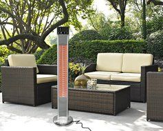 Ener-G+ HEA-215110 Free Standing Infrared Heater with Remote Control N2