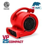 B-Air VP-25 Compact Lightweight Air Mover Carpet Dryer Blower Floor Fan N7