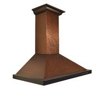 Z Line 8KBE-30 760 CFM Wall Mount Range Hood with Embossed Copper Finish, 30" N3