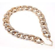 Fashion Jewelry Crystal Chunky Statement Chain Women Pendant Necklace Bib Choker N3