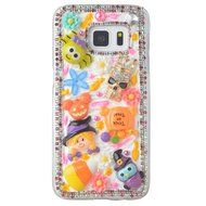 Spritech(TM) 3D Handmade Crystal Phone Case for Samsung Galaxy S7 Active,Helloween Style Monster Pumpkin Design... N4