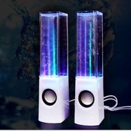 LED Light Dancing Water Show Music Fountain Bass Shock Speakers Amplifier Audio Player For Phones Computer Laptop...