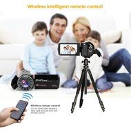 Boddenly Remote 24 Million Pixel HD 18X Digital Zoom Digital Video Camera 2.7 inch LCD 270 Degree Rotation FHD1920X1080...