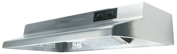 Air King AR1368 7-Inch Round Ducting Under Cabinet Range Hood with 2-Speed Blower and 180-CFM, 7.5-Sones, 36-Inch...