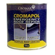 Cromapol Emergency Roof Repair Acrylic Roof Coating 1kg Grey by Cromapol
