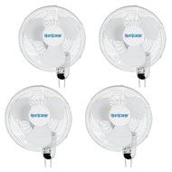Hurricane Fans Classic 16" Wall Mount Oscillating Fan, 4 Count