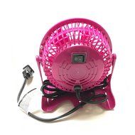 BRENTWOOD AC ADAPTER PERSONAL DESK MINI FAN 4" OFFICE KITCHEN (Black) N10