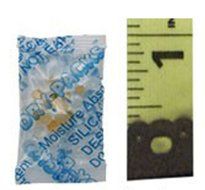 Dry-Packs 50-Pack Indicating Silica Gel Packet Desiccant Dehumidifier, 1/2gm