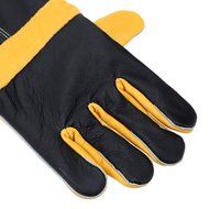 Texay(TM) Multifunction Gloves 1 Pair Heat Resistant Long Sleeve Leather Oven Mitts Microwave Gloves for BBQ Kitchen... N2