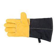 Texay(TM) Multifunction Gloves 1 Pair Heat Resistant Long Sleeve Leather Oven Mitts Microwave Gloves for BBQ Kitchen... N3