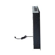HomCom 36&rdquo; 1500W Wall Mounted Electric Fireplace w/Remote - Black N9