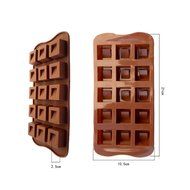 Dimpled Square Box Shape Chocolate Silicone Mold Baking Cake Decoration Mould N2