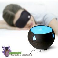 Large Aroma Globe Essential Oil Diffuser with Water 600ML , Aromatherapy Cool Mist Humidifier, Ultra Quiet Ultrasonic... N10