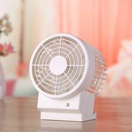 USB Mini Desktop Fan Double Blade Enlarged Version (blue) N12