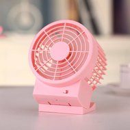 USB Mini Desktop Fan Double Blade Enlarged Version (blue) N13