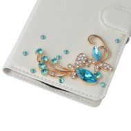 LG Escape 3 Case, LG Phoenix 2 Case, LG K8 Case White PU Leather Folio Flip Phone Case,Yaheeda 3D Handcraft White... N48