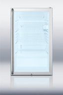 Summit SCR450LSH 4.1 Cu. Ft. Stainless Steel Undercounter Compact Refrigerator