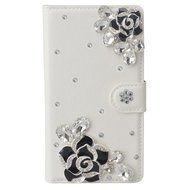 LG Escape 3 Case, LG Phoenix 2 Case, LG K8 Case White PU Leather Folio Flip Phone Case,Yaheeda 3D Handcraft White... N50