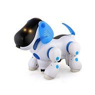 SunSunRise Blue Robot Robotic Electronic Walking Pet Dog Puppy Kids Toy With Music Light