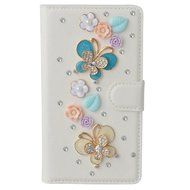 LG Escape 3 Case, LG Phoenix 2 Case, LG K8 Case White PU Leather Folio Flip Phone Case,Yaheeda 3D Handcraft White... N52