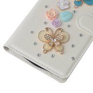 LG Escape 3 Case, LG Phoenix 2 Case, LG K8 Case White PU Leather Folio Flip Phone Case,Yaheeda 3D Handcraft White... N53