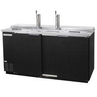 Beverage-Air DD68C-1-B 69" Black 3-Tap Club Top Beer Dispenser 69" 3 Keg