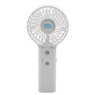 3 Speeds Portable Mini USB Rechargeable Desktop Fan wih 4000mAh Power Bank for Phone (Black) N10