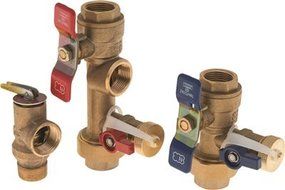 Hardware Express 503791 Tankless Water Heater Isolator Valve Kit, Lead Free