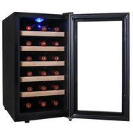 AKDY&reg; 18 Bottle Single Zone Thermoelectric Stainless Steel Freestanding Wine Cooler Cellar Chiller Refrigerator... N2