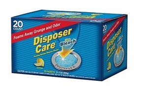 Glisten DP20B Disposer Care Foaming Garbage Disposer Cleaner-Twenty Pack (20 Uses)-Powerful Disposal Cleanser...