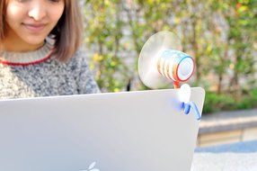 MasterPal Telego Fan (Blue): (Summer Promotion!!!) A 5" Water Resistant Portable Rechargeable Small Battery Operated... N13