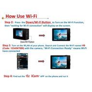 Ultra HD 4K Sports Camera [2015 updated] 2-inch LCD Mini Waterproof 1080P HDMI WiFi 60fps DV Action Helmet sport... N2