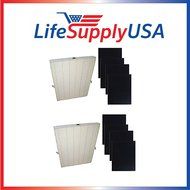 2 True HEPA Plus 8 Carbon Replacement Filters for Winix 115115 by Vacuum Savings