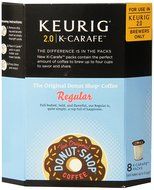 Keurig 2.0 the Original Donut Shop Coffee K-carafe Packs (8) N3