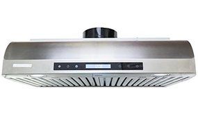 XtremeAir PX14-U30 Low Profile Under Cabinet Mount Range Hood with 900 CFM Baffle Filters, 30"